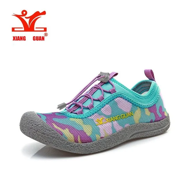 2016 XIANGGUAN comfortable breathable Lycra mesh fresh men &  women athletic botas trekking outdoor sport Sneaker Running shoes