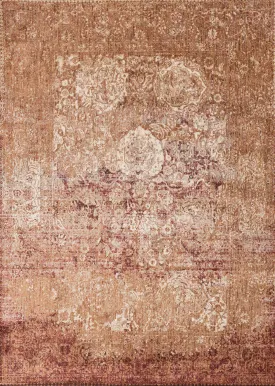 Anastasia Rug in Copper & Ivory