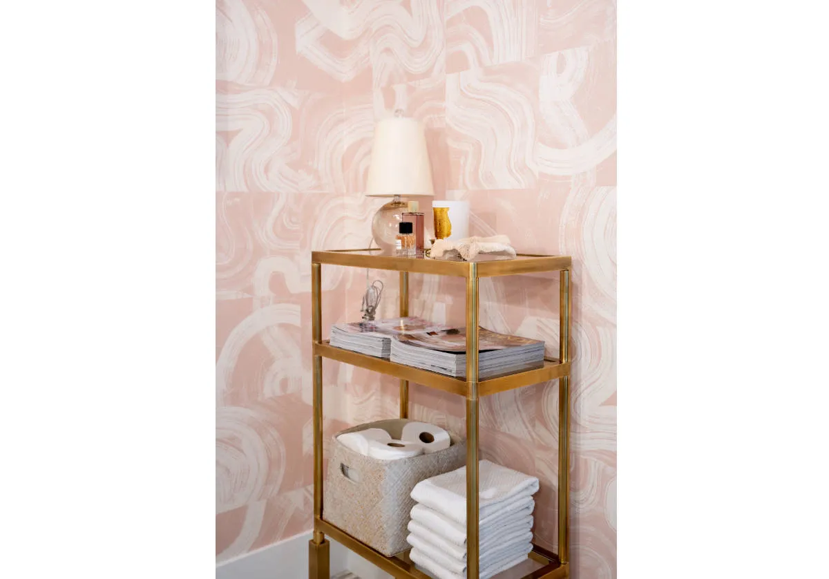 BEATRICE BRASS ETAGERE