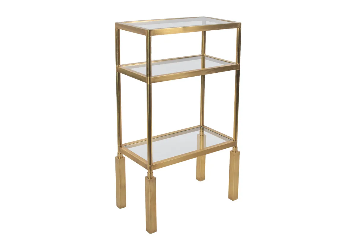 BEATRICE BRASS ETAGERE