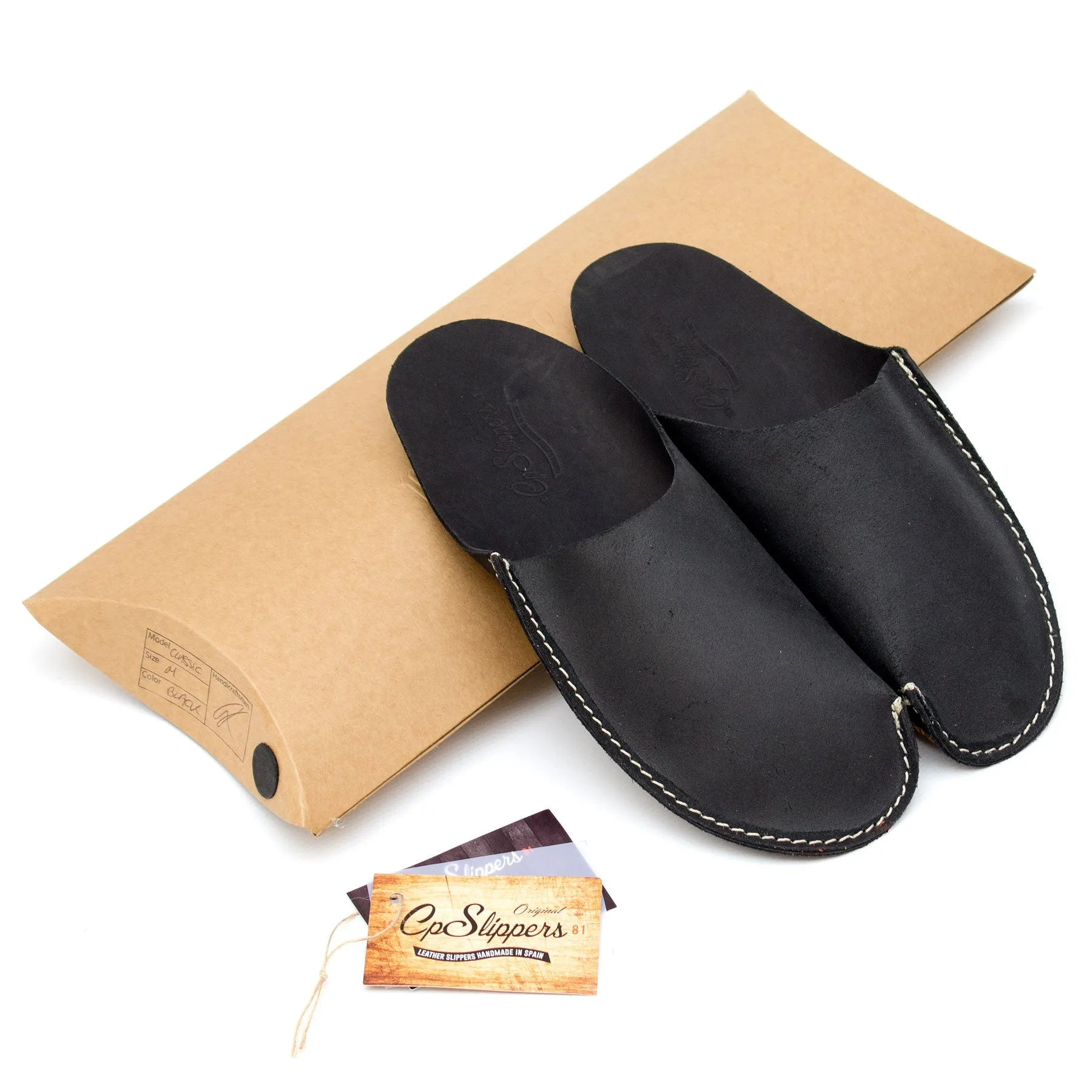 Black CP Slippers Minimalist