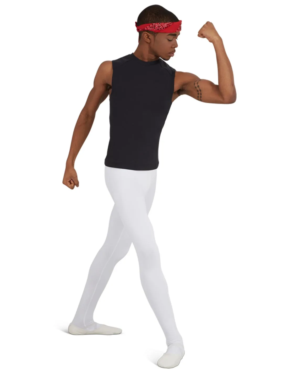 CAPEZIO A10361M MEN'S ULTRA SOFT FOOTED TIGHTS