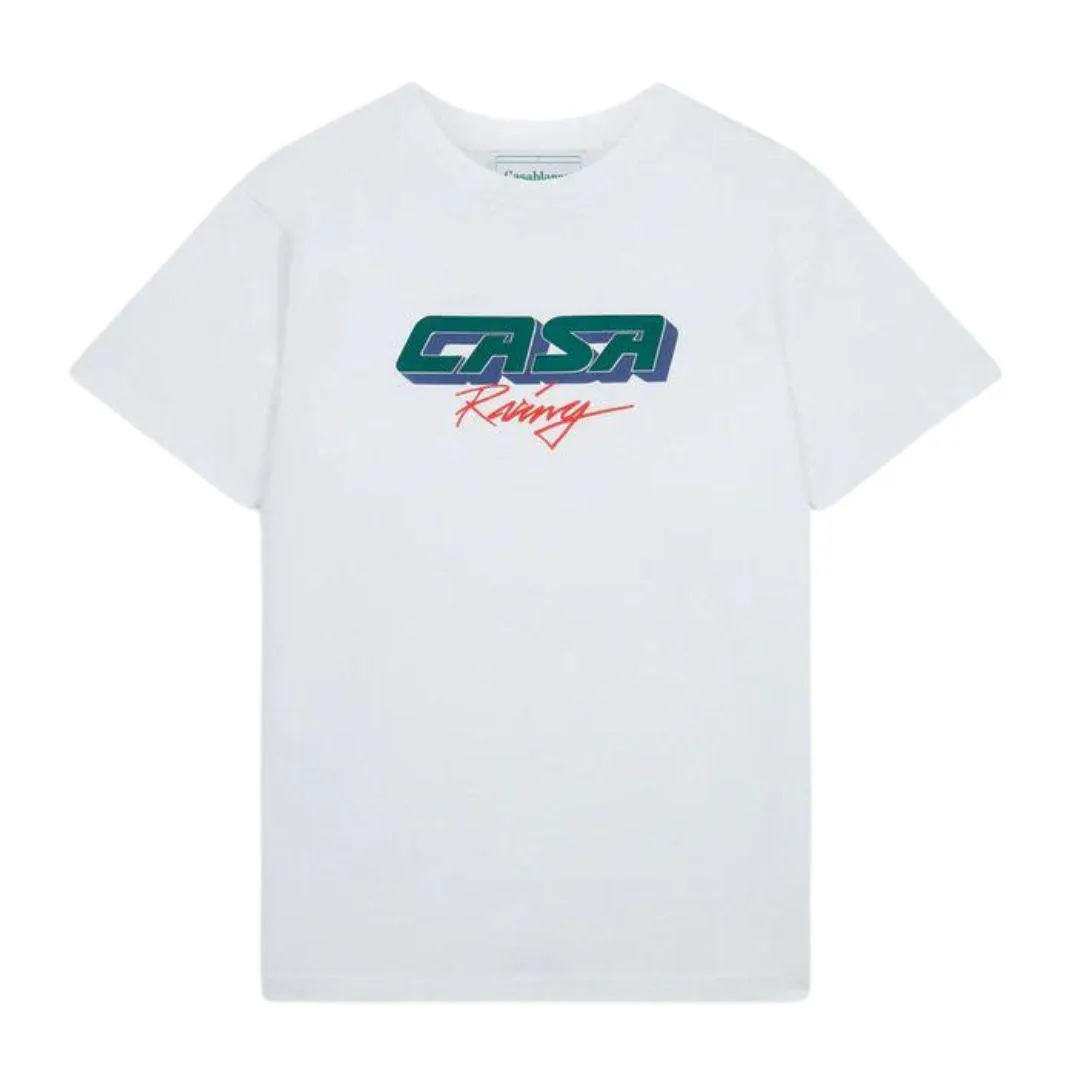 CASABLANCA RACING 3D T-SHIRT WHITE