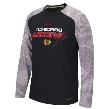 Chicago Blackhawks Reebok Center Ice TNT Long Sleeve Performance Shirt