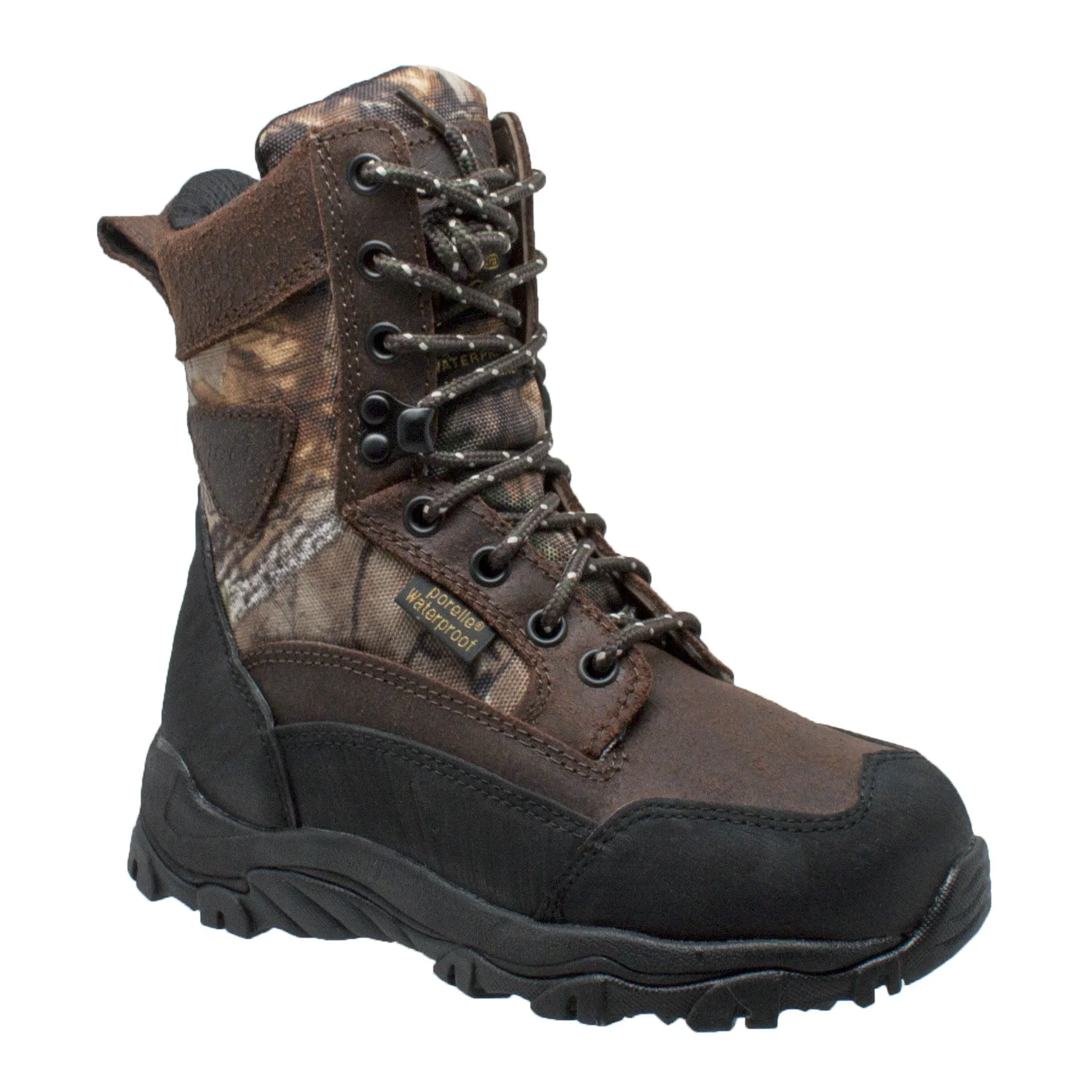 Children's 8" Camo Dark Brown - 4648