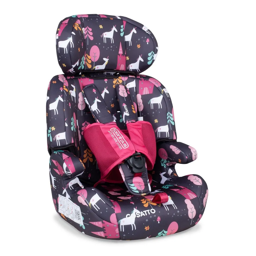 Cosatto Zoomi Group 123 Car Seat with 5 Point Plus (Unicorn Land)