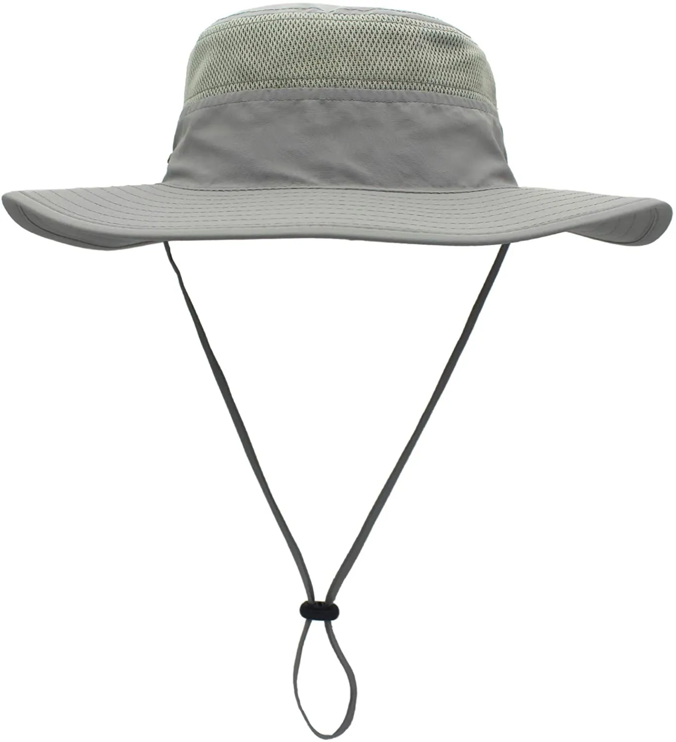 Home Prefer Men's Sun Hat UPF 50  Wide Brim Bucket Hat Windproof Fishing Hats