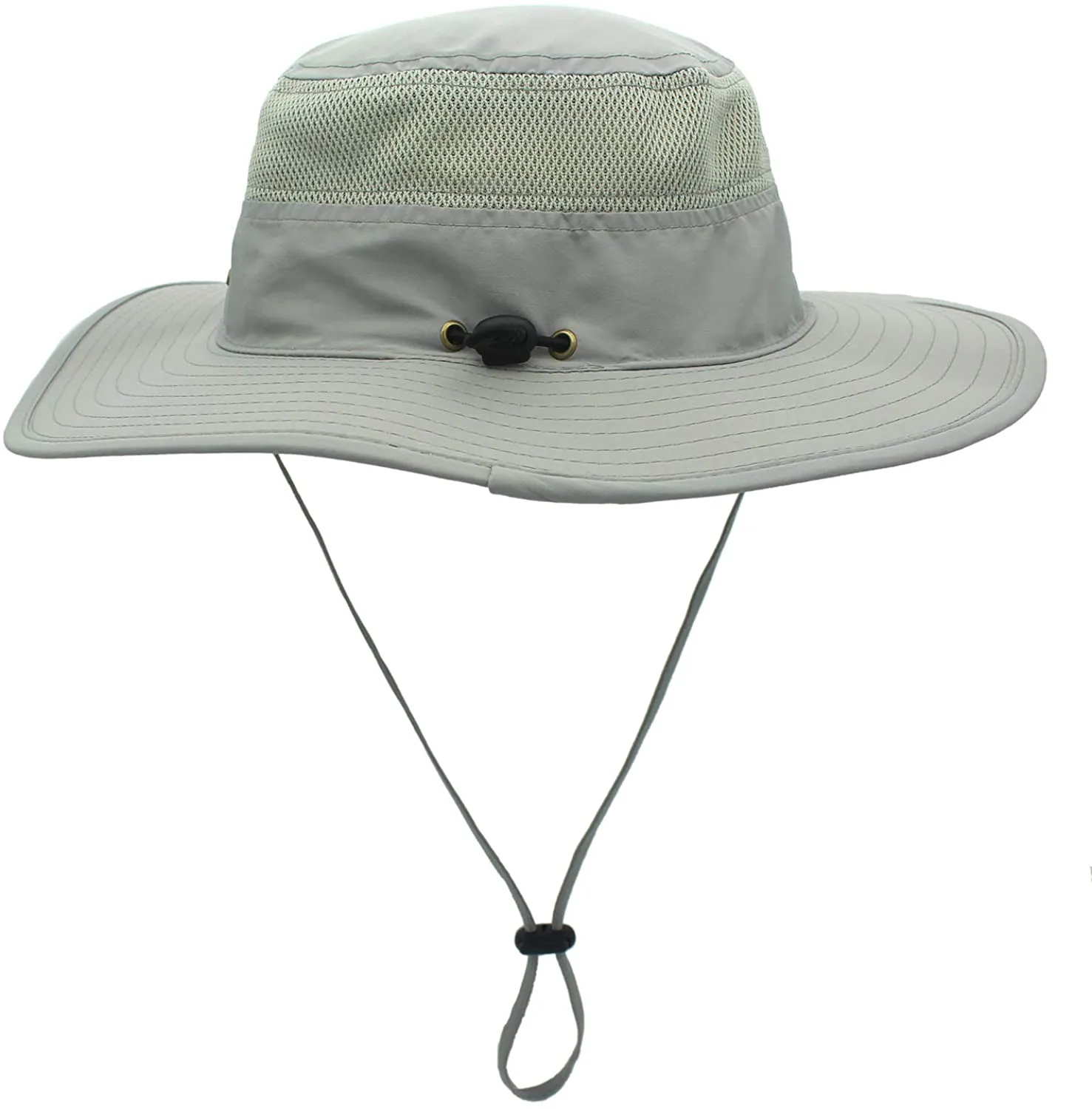 Home Prefer Men's Sun Hat UPF 50  Wide Brim Bucket Hat Windproof Fishing Hats