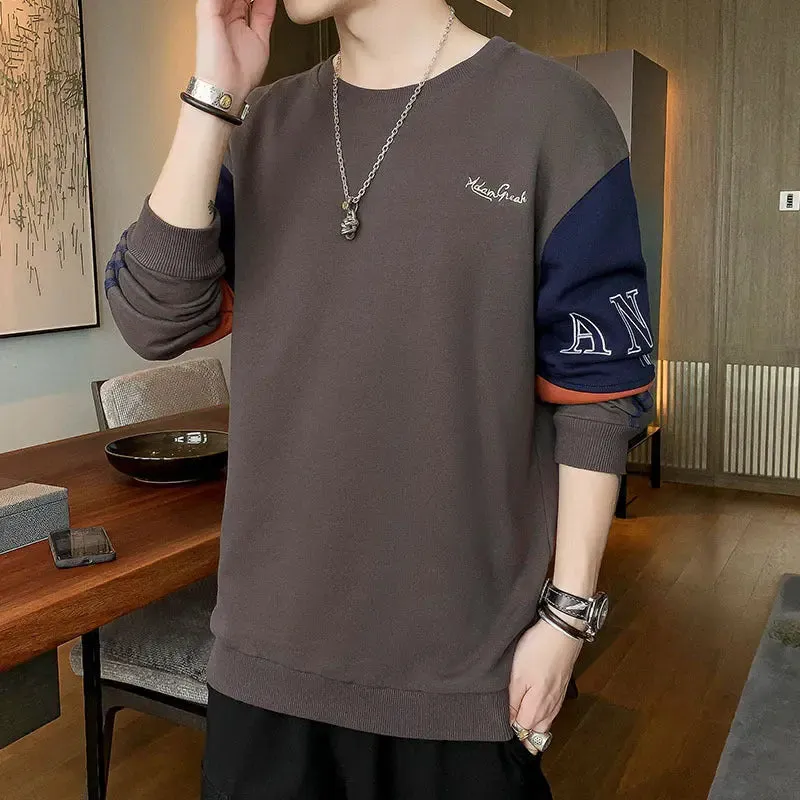 New Korean Style Trendy Men's Casual Sweatshirt