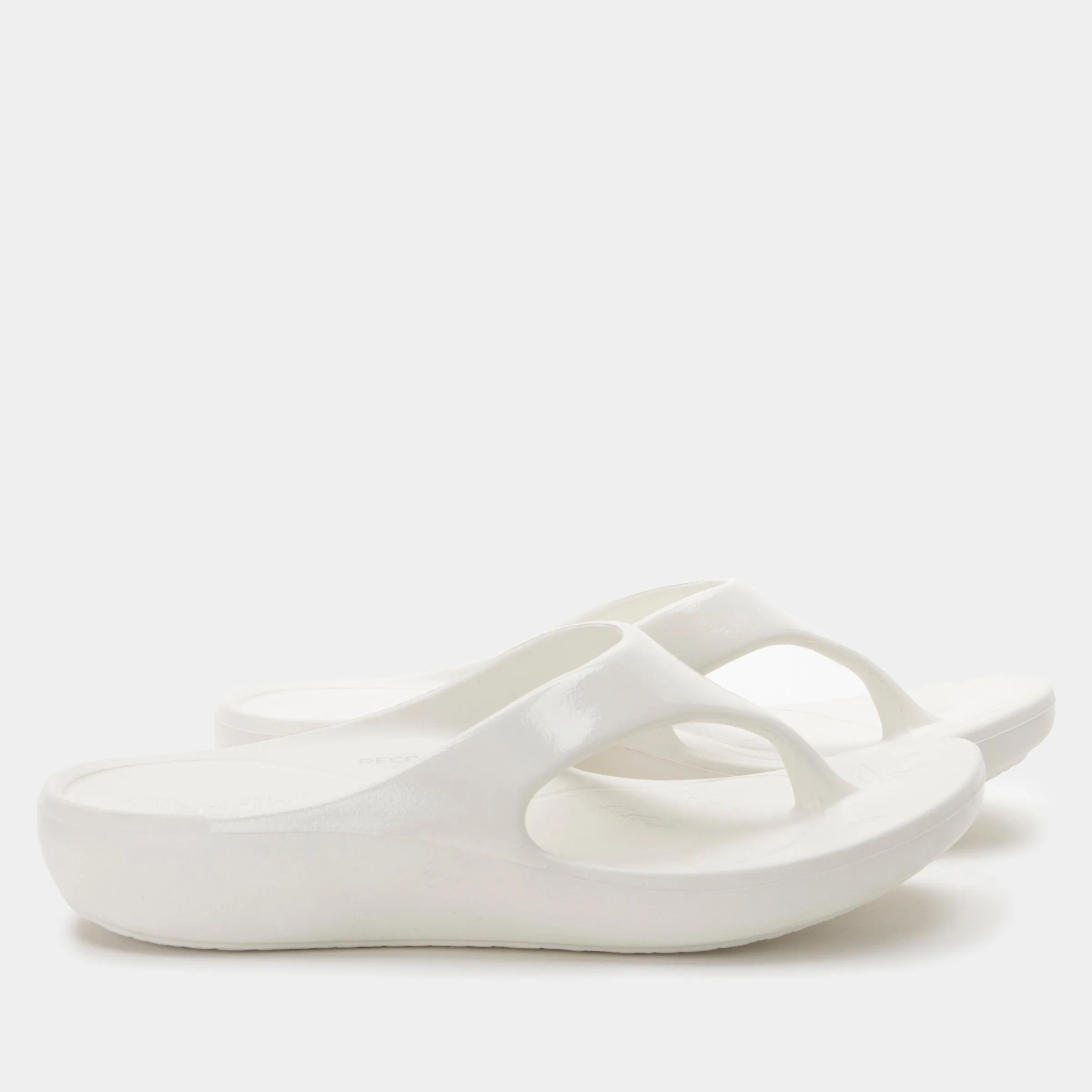 Ode White Gloss Sandal