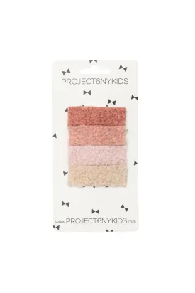 Olly Log Clips Set of 4 - Pink Set