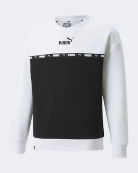 Puma Power Tape Girls Lifestyle Sweatshirt White/Black 67020102