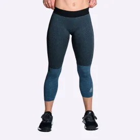 Reebok - Women's CrossFit MyoKnit Full Length Tights - Blue Hills/Black