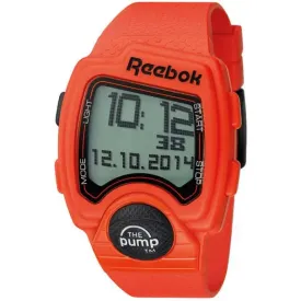 Reebok Workout Mens Silicone Alarm, Chronograph, Date Watch RC-PLI-G9-POPO-OB