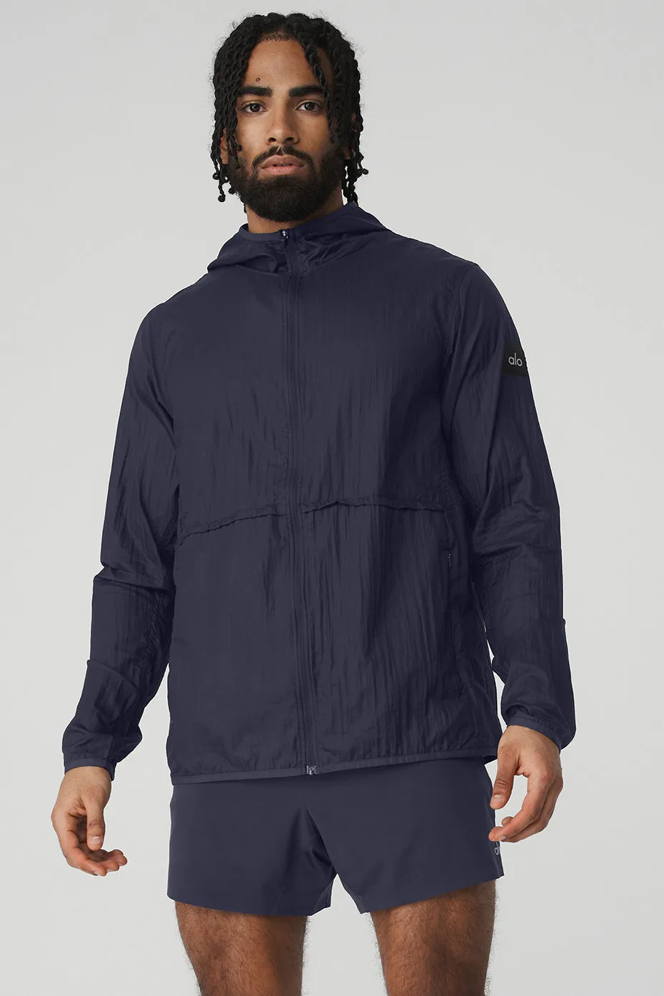 Repeat Running Jacket - True Navy