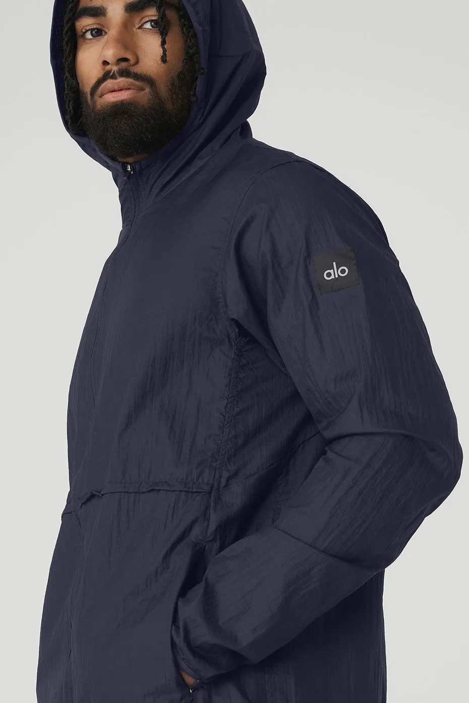 Repeat Running Jacket - True Navy